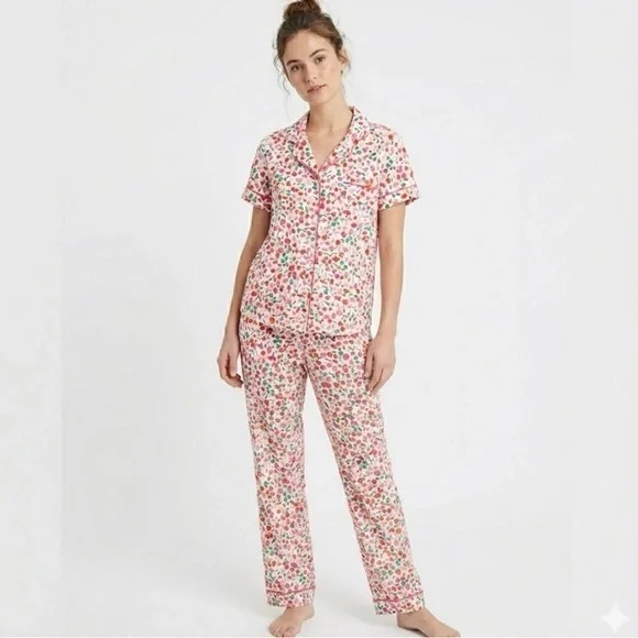 Only XL left!...Kate Spade Spring Charming Floral Pink Pajama Set